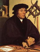 Hans Holbein Portrait of Nikolaus Kratzer oil painting artist